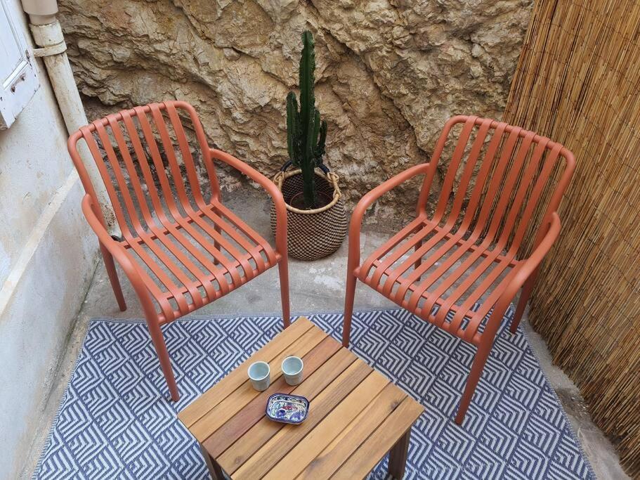 "La Baigneuse" Vallon Des Auffes Marsiglia Esterno foto